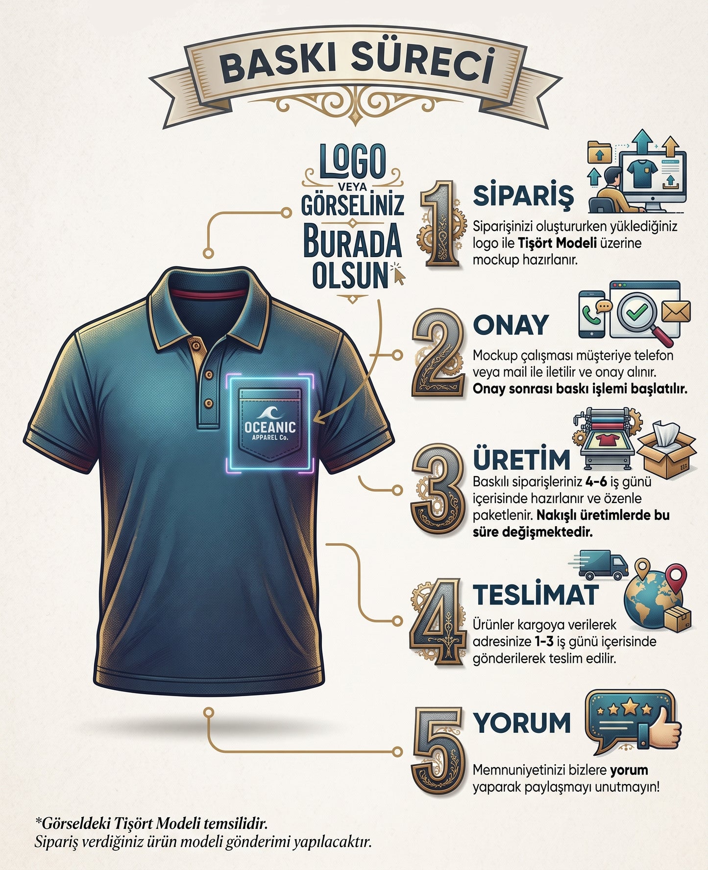 ÖZEL BASKILI POLO