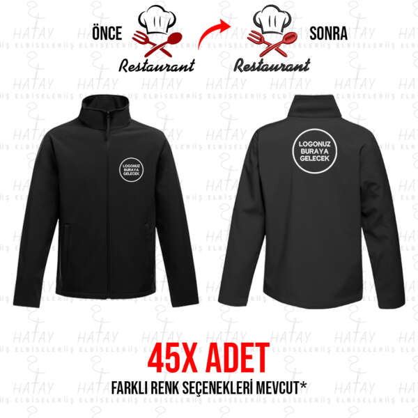 45 Adet Softshell Ceket