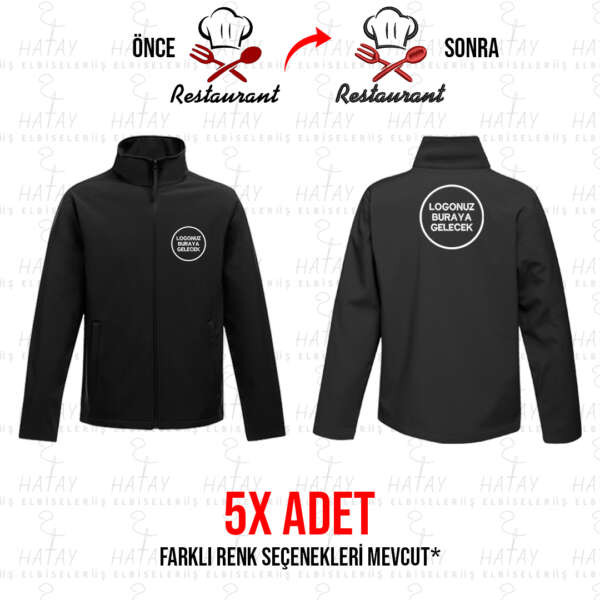 5 Adet Softshell Ceket
