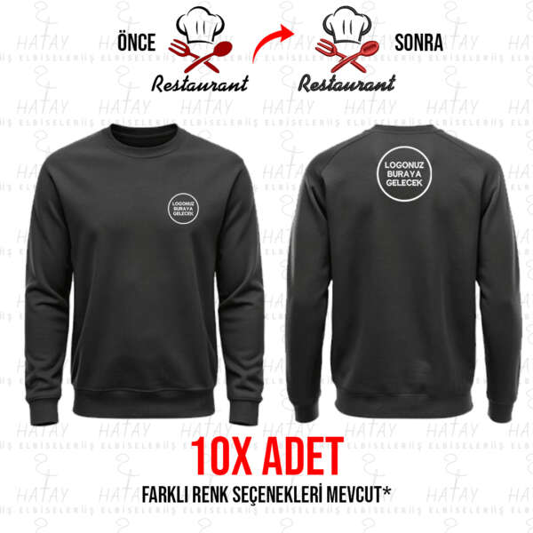 10 Adet Sweatshirt
