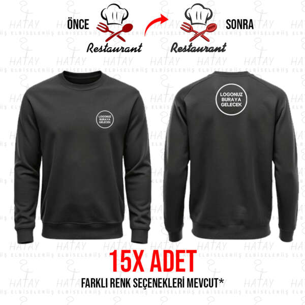 15 Adet Sweatshirt