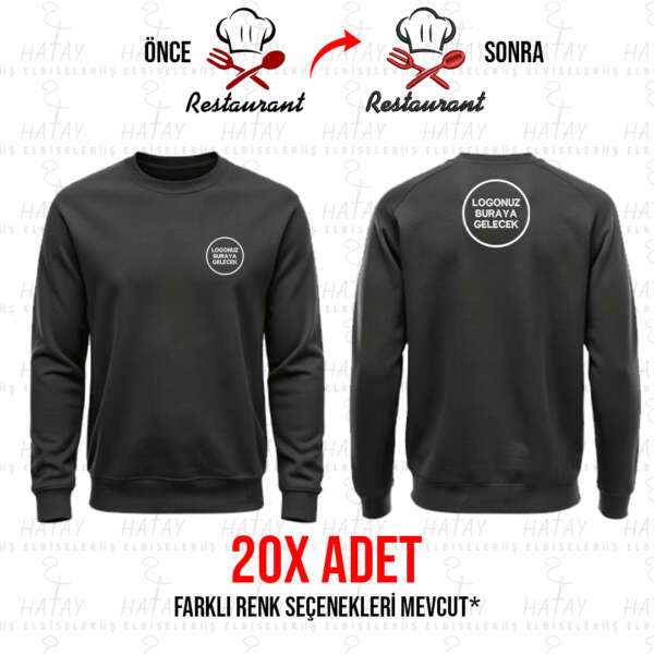 20 Adet Sweatshirt