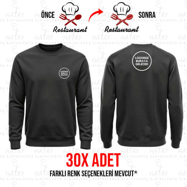 30 Adet Sweatshirt